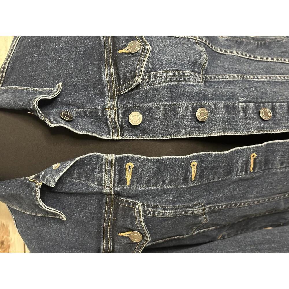 GAP classic button-up denim jean trucker jacket Size Small - Picture 2 of 8